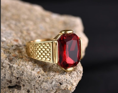 Picture of Stainless steel band ring for men