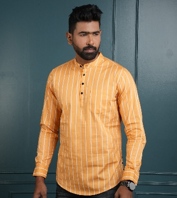 Buy  Men's Long Sleeve Print Katua at Best Price In Bangladesh