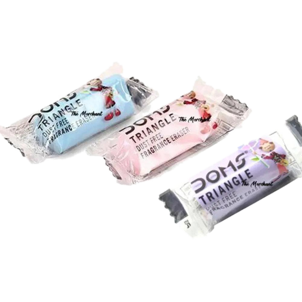 Buy DOMS Dust Free Triangle Fragrance Eraser - 3pc  at Best Prices in Bangladesh