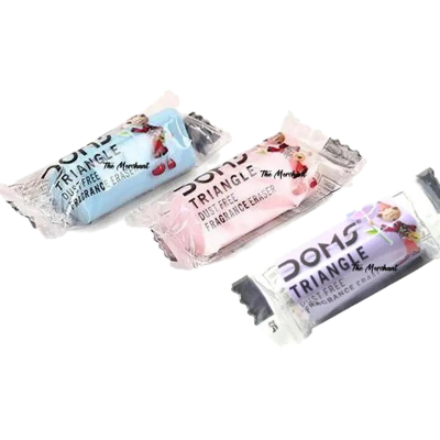 Buy DOMS Dust Free Triangle Fragrance Eraser - 3pc  at Best Prices in Bangladesh
