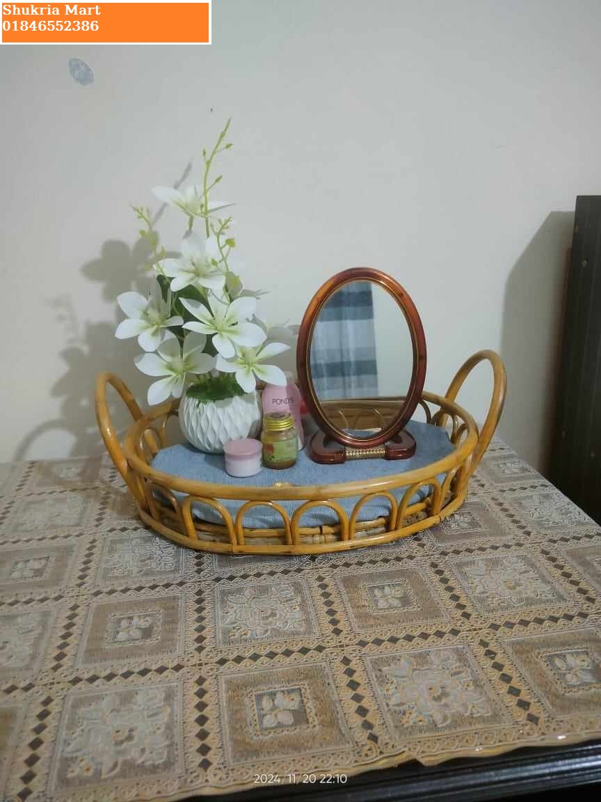 Picture of Rattan/Cane Designed Tray for Dining, Kitchen & Living Room