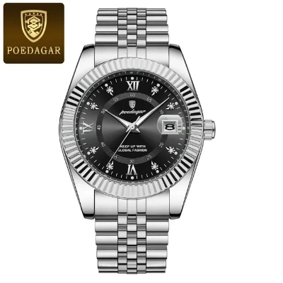 Buy 100% Original Waterproof Poedagar 910 Model Fashion Watch for Men at Best Price In Bangladesh