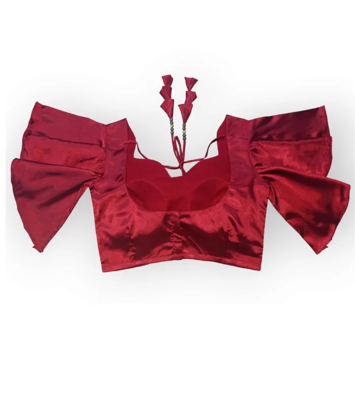 Picture of Princess Cut Backless Latest Blouse For Women