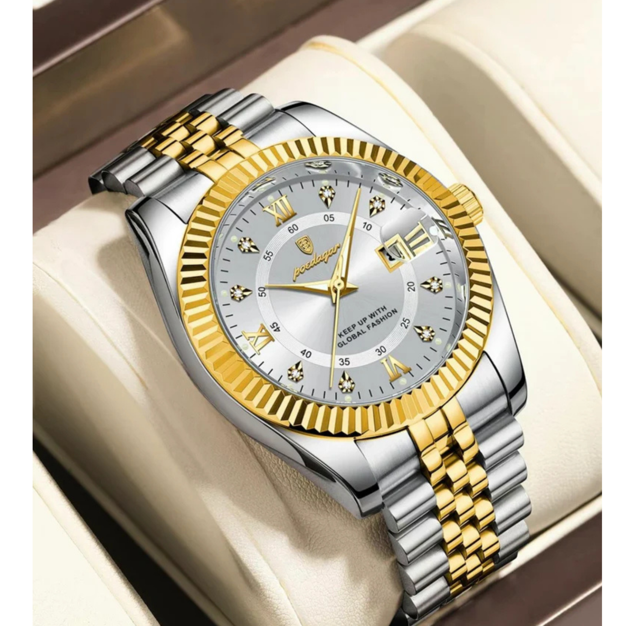 Buy 100% Original Waterproof Poedagar 910 Model Fashion Watch for Men at Best Price In Bangladesh