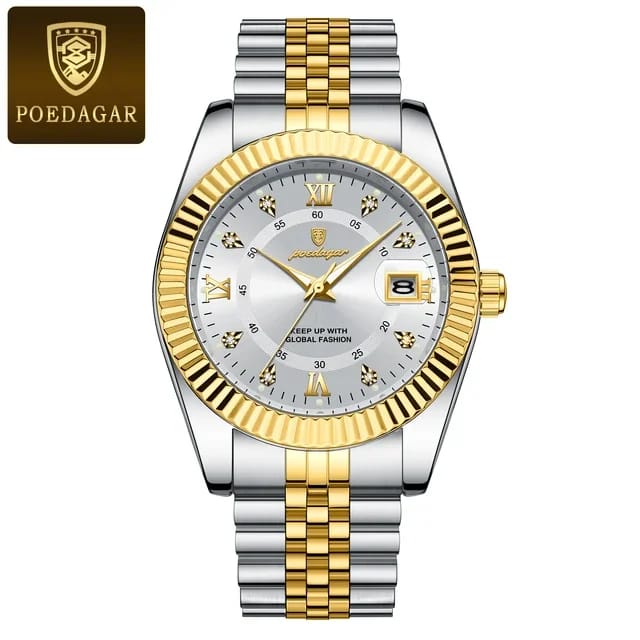 Buy 100% Original Waterproof Poedagar 910 Model Fashion Watch for Men at Best Price In Bangladesh
