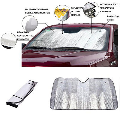 Buy Auto Parts Car Front Rigid Windscreen Sunshade Sun Shade Visor Screen Cover 140 X 70cm   at Best Price In Bangladesh