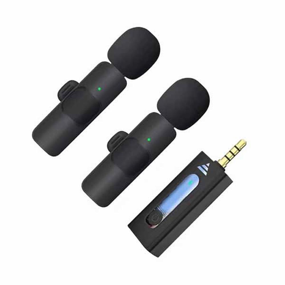 Picture of K35 Dual Wireless Microphone 3.5mm Supported for Camera, Sound card, Smartphone