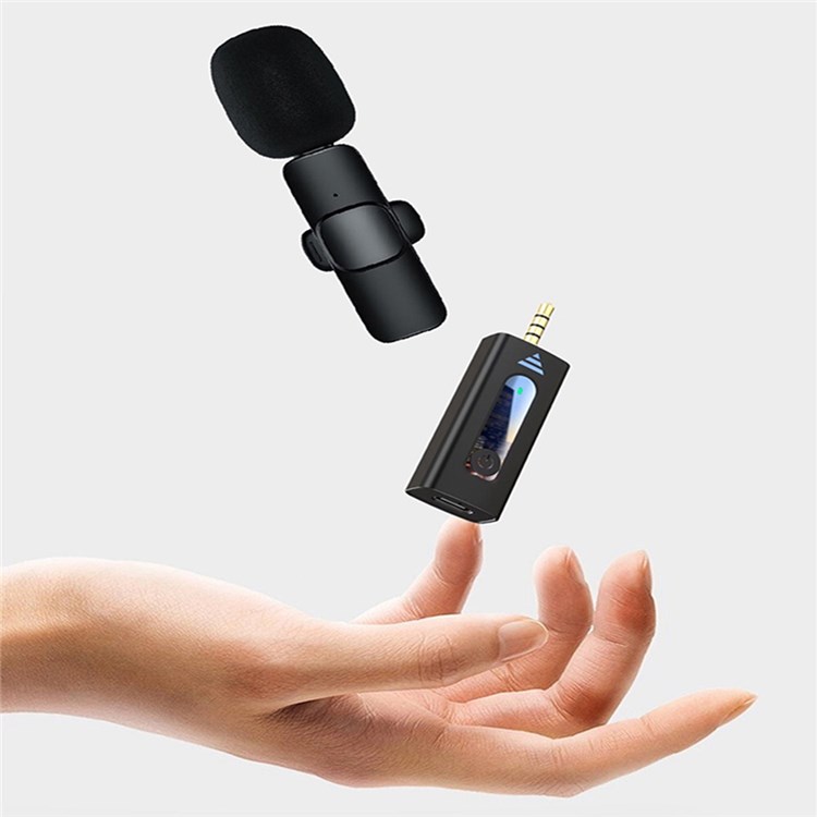 Picture of K35 Single Wireless Microphone 3.5mm Supported for Camera, Sound card, Smartphone -Single Mic, single receiver