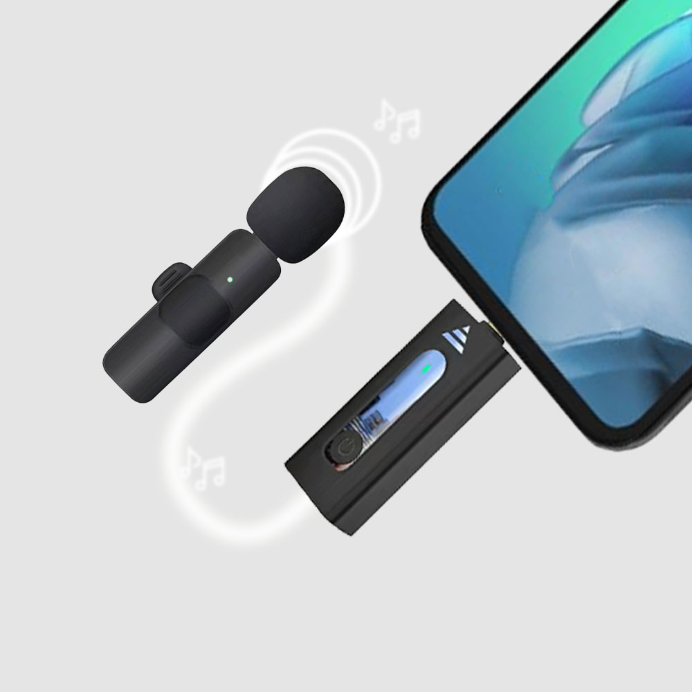 Picture of K35 Single Wireless Microphone 3.5mm Supported for Camera, Sound card, Smartphone -Single Mic, single receiver