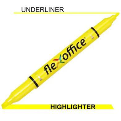 Buy Flexoffice Pen Style Twin Highlighter - Yellow at Best Prices in Bangladesh
