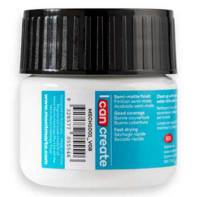 Buy Mont Marte Acrylic Colour Paint Signature 100ml Tub - Titanium White at Best Prices in Bangladesh