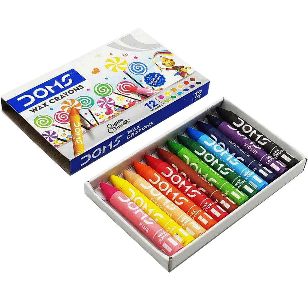 Buy doms-wax-crayon-12-colors-pack at Best Prices in Bangladesh