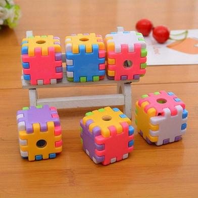 Buy Crackles Cube Shaped Plastic Pencil Sharpener at Best Prices in Bangladesh