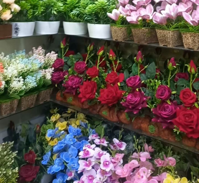 Buy  Artifical Rose Flower With Bonsai Vase.    at Best Prices in Bangladesh