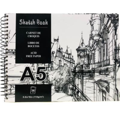 Buy Sketch Pad A5 Size 36 Sheet 110gsm (8inch/5.5inch)  Online in Bangladesh at Best Prices 