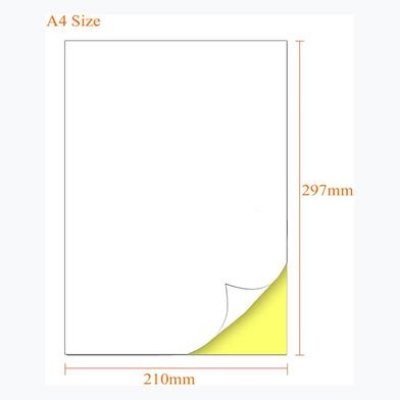 Buy Glossy Self Adhesive Sticker Paper- A4 20 Pcs at Best Prices in Bangladesh