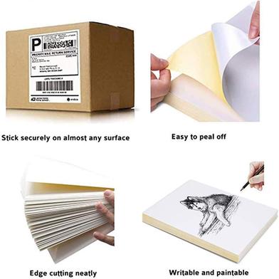 Buy Glossy Self Adhesive Sticker Paper- A4 20 Pcs at Best Prices in Bangladesh