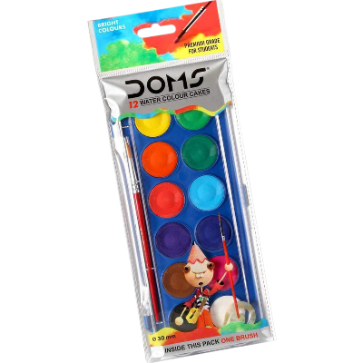 Buy Doms 12 Water Colour cakes  Best Prices in Bangladesh