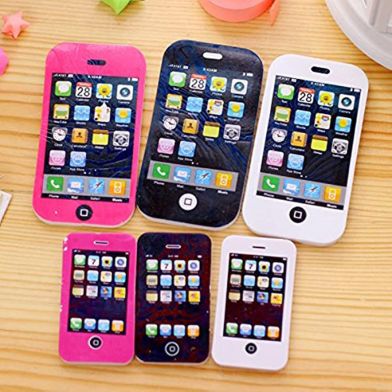 Buy Creative Mobile Phone Pencil Eraser Kids Stationery Toys 2 Pcs at Best Prices in Bangladesh