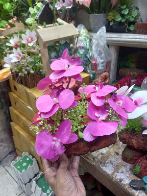 Buy  Atrificial Flower in Unique Orchid with top for room decoration at Best Prices in Bangladesh