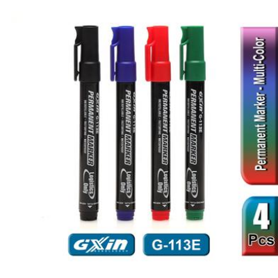 Buy GXin Multi Color Permanent Marker Refillable - 4pcs Best Prices in Bangladesh