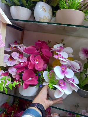 Buy Atrificial Flower in Unique Orchid with top for room decoration  at Best Prices in Bangladesh
