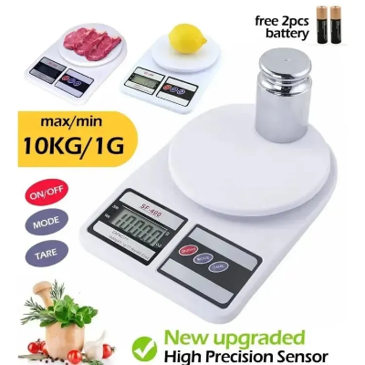 Picture of Digital Kitchen Weighing Machine Multipurpose Electronic Weight Scale with Backlit LCD Display