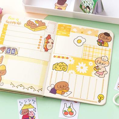 Buy Kawaii Gift DIY Scrapbooking Photo Album Cute Stationery Stickers Bear Rabbit Girl Pattern Memo Sticky Notes at Best Prices in Bangladesh