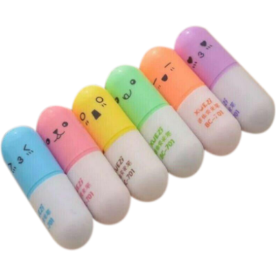 Buy Mini Capsule Highlighters 6 Color at Best Prices in Bangladesh