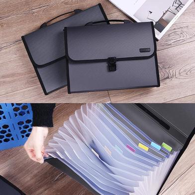 Buy  M ‍And G 12 Pockets Expanding File Folder With Handle And Lid A4 Size- AWT90959 Best Prices in Bangladesh