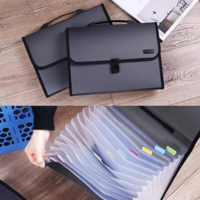 Buy  M ‍And G 12 Pockets Expanding File Folder With Handle And Lid A4 Size- AWT90959 Best Prices in Bangladesh
