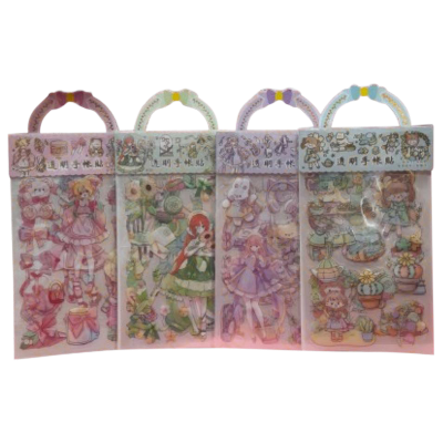 Buy cute-cartoon-theme-kawaii-stickers-3-pcs-stickers-in-1-packet  at Best Prices in Bangladesh