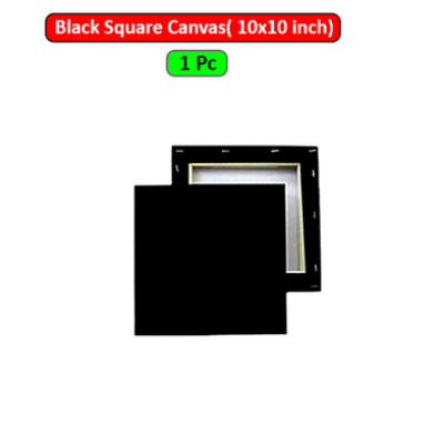 Buy Black Square Canvas 10x10 inch Online in Bangladesh at Best Prices 