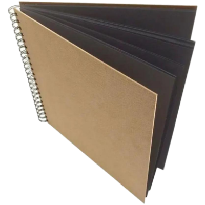 Buy Black Paper Note Book A4 Sketch Book A4 Size Note Pad Spiral Good Quality For Drawing Painting Best Prices in Bangladesh