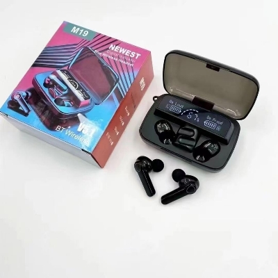 Picture of M19 Earbuds TWS Earphone Intelligente Touch Control Wireless Bluetooth 