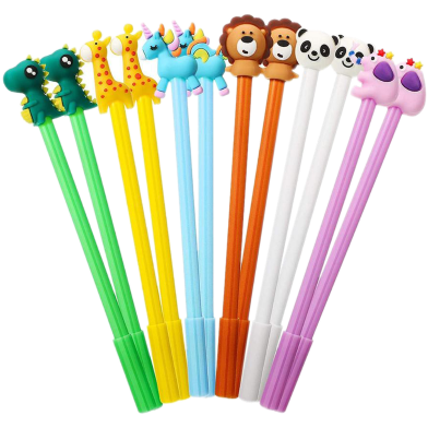Buy Cute Cartoon Gel Ink Pens Cartoon Unicorn Mermind Panda Fruits Pens 0.5 mm at Best Prices in Bangladesh