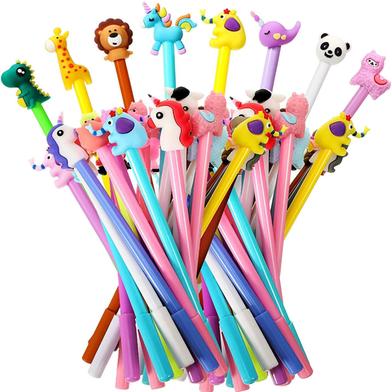 Buy Cute Cartoon Gel Ink Pens Cartoon Unicorn Mermind Panda Fruits Pens 0.5 mm at Best Prices in Bangladesh