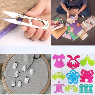 Buy Sewing Scissors Carbon Steel Trimming Nipper Yarn Lightweight Thread Cutter Portable Mini Embroidery Clipper Stitching Snip for DIY-1Pcs  Best Prices in Bangladesh