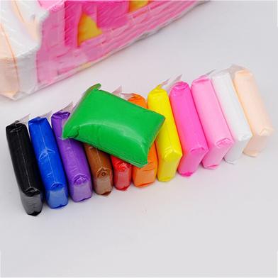 Buy Diy Light Clay Super Colourful Non - Toxic, Multi Colour - 12 pcs at Best Prices in Bangladesh