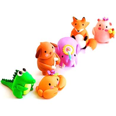 Buy Diy Light Clay Super Colourful Non - Toxic, Multi Colour - 12 pcs at Best Prices in Bangladesh