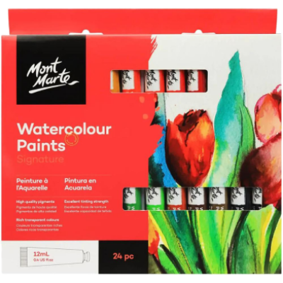 Buy Mont Marte Watercolour Paints 24pc 12ml  Online in Bangladesh at Best Prices 