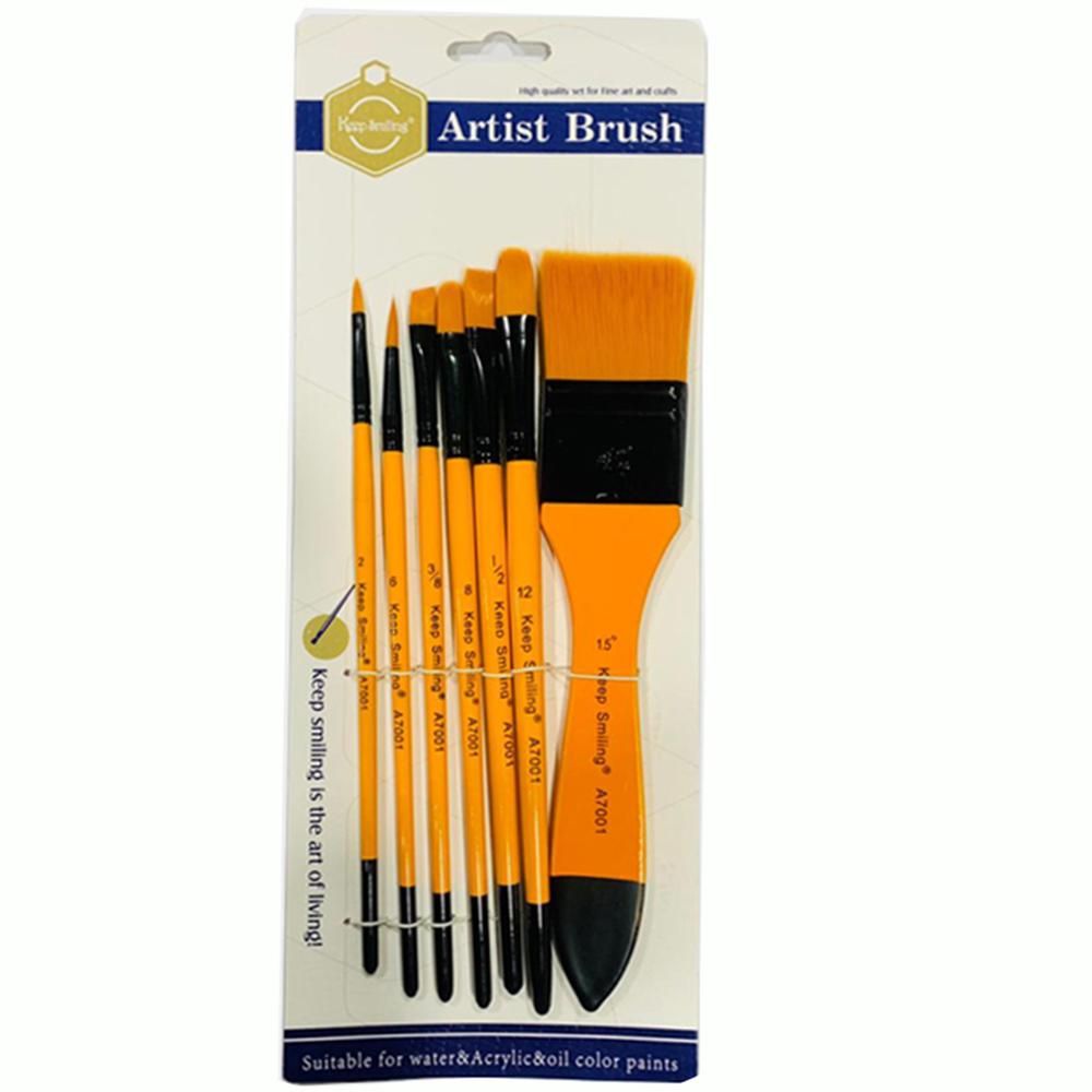 Buy keep-smiling-artist-paint-brush-set-of-7-pcs  at Best Prices in Bangladesh