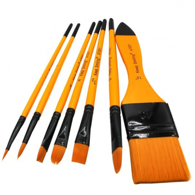 Buy keep-smiling-artist-paint-brush-set-of-7-pcs  at Best Prices in Bangladesh