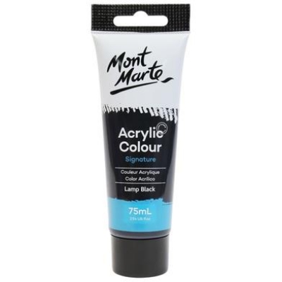 Buy  Mont Marte Studio Acrylic Paint 75ml - Lamp Black  Online in Bangladesh at Best Prices 