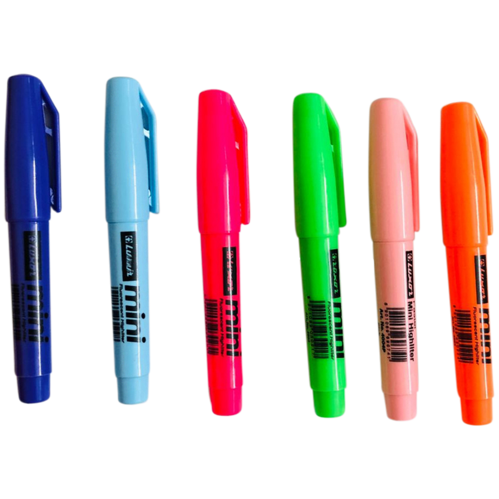 Buy luxor-mini-fluorescent-highlighter-6mixed-color at Best Prices in Bangladesh
