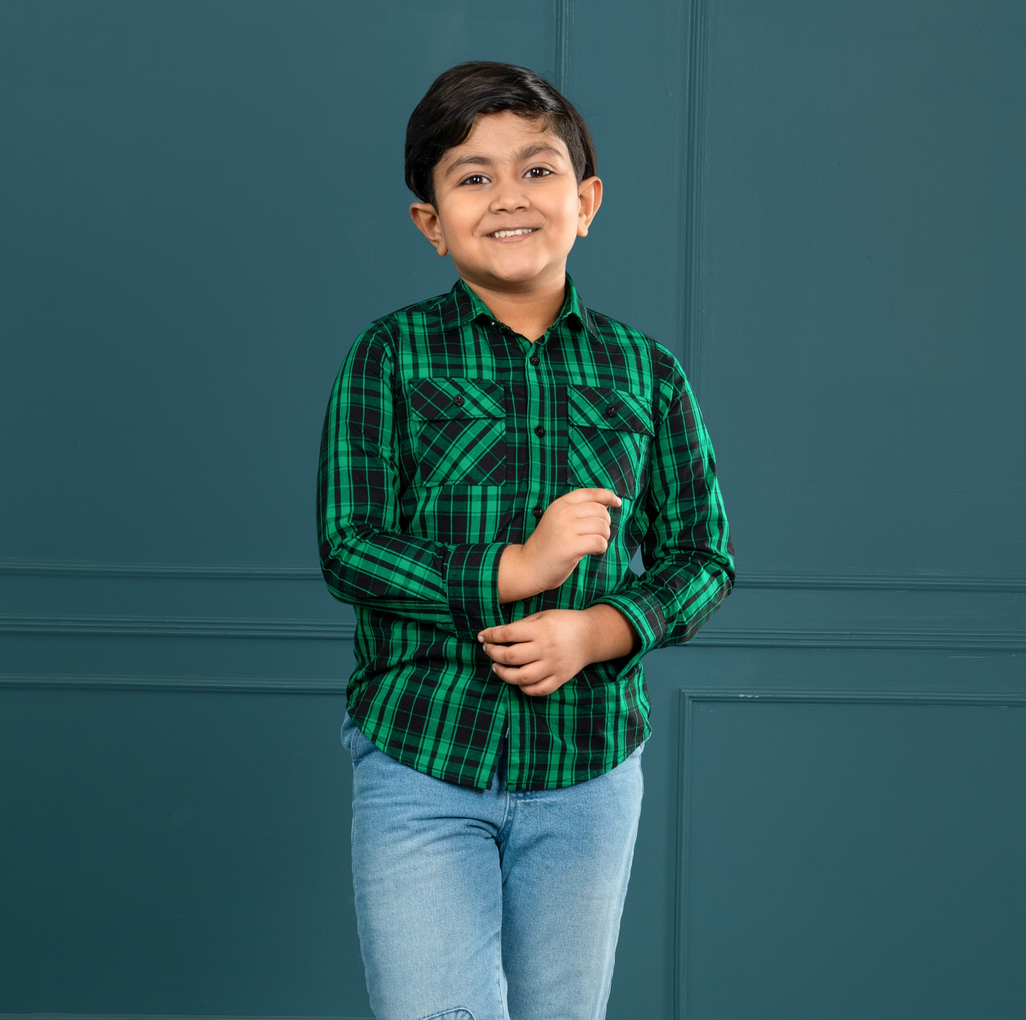 Buy Boys Long Sleeve Check Shirt at Best Prices in Bangladesh