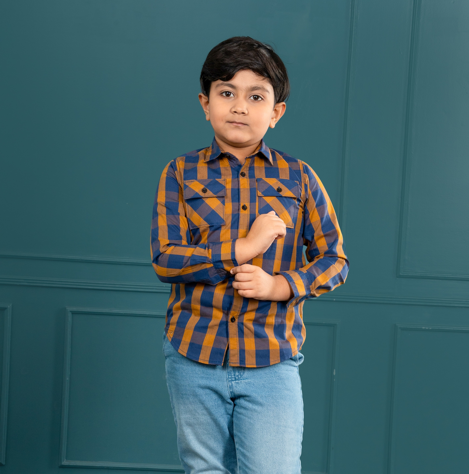 Buy Boys Long Sleeve Check Shirt at Best Prices in Bangladesh