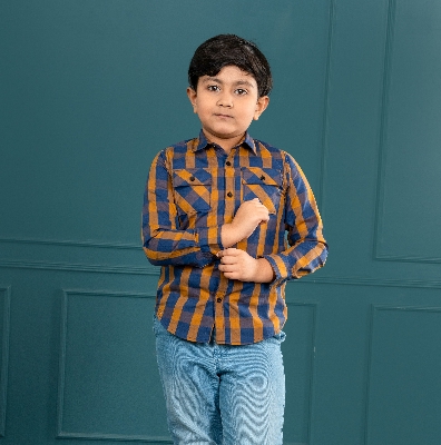 Buy Boys Long Sleeve Check Shirt at Best Prices in Bangladesh
