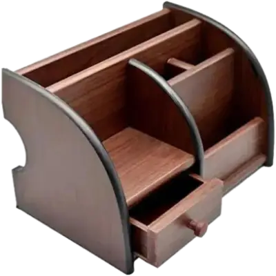 Buy Wooden Desk Organizer Pen Stand-Mobile Holder at Best Prices in Bangladesh