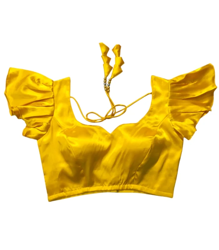 Picture of Latest Semi Backless Blouse For Women